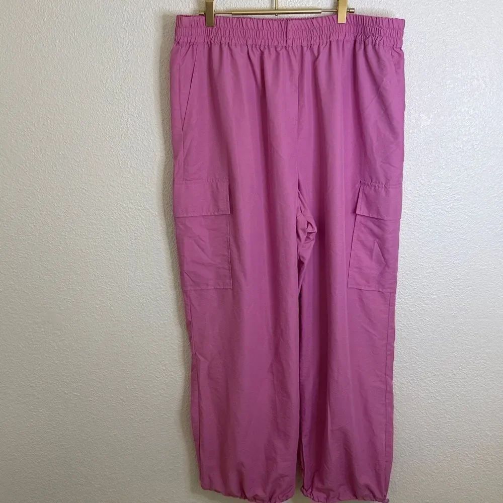 Vibrant Pink Cargo Pants